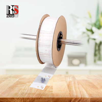 Çizim baskı LDPE Poly Perforated Bags On A Roll Fan Katlanmış Ön Açık Otomatik Çanta