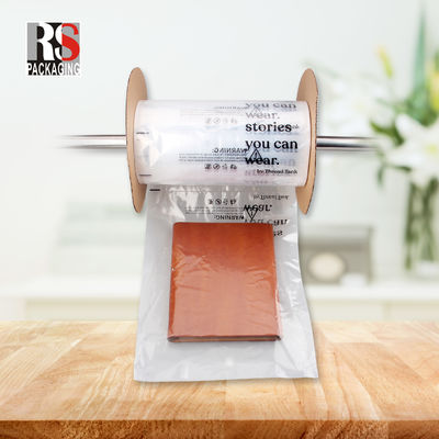 LDPE Plastik Ön Açık Otomatik Poly Bag Sıfırlama Talimi Otomatik Paketleme için Sıcaklık Sıfırı