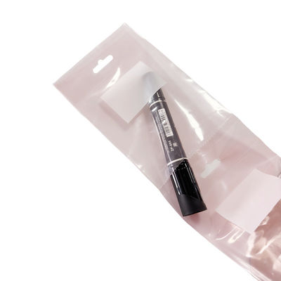 Pembe LDPE Plastik PE Anti-Statik Ön Açık Çantalar Otomatik Paketleme İçin Gravure Baskı