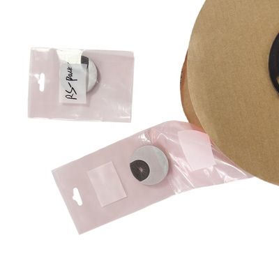 2 Inç Mini Ön Açık Otomobil Çantaları Rulo LDPE Poli Küçük Plastik Paket Çantaları