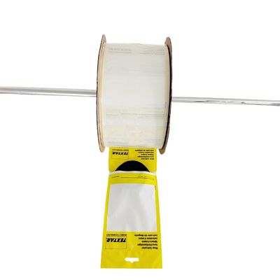 2 Inç Mini Ön Açık Otomobil Çantaları Rulo LDPE Poli Küçük Plastik Paket Çantaları