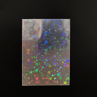 Özel Açık Holografik Kart Koruyucu Kollar 66x91mm Spor Kartı Plastik Kollar