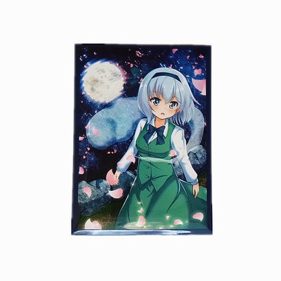 OPP Plastik Poly Kart Kolları Hologram Logo Yugioh Kartları Koruyucu Kollar