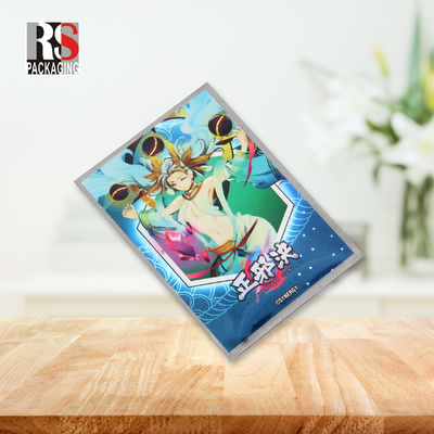 OPP Plastik Poly Kart Kolları Hologram Logo Yugioh Kartları Koruyucu Kollar