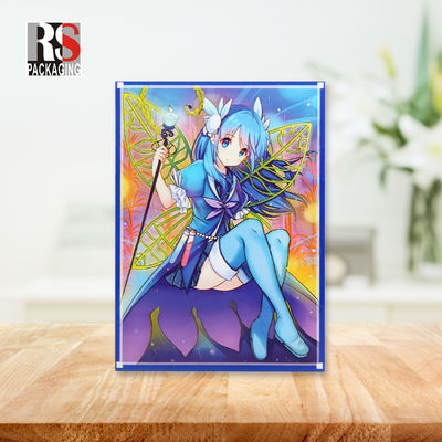 OPP Plastik Poly Kart Kolları Hologram Logo Yugioh Kartları Koruyucu Kollar