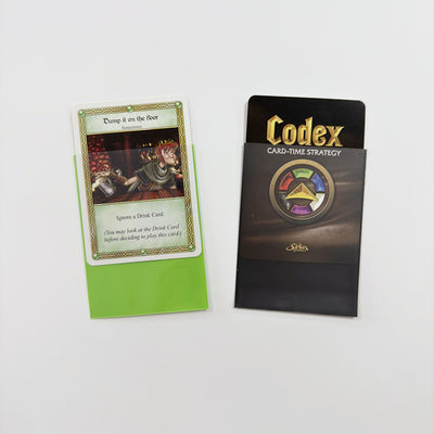 Parlak Mat Oyun Özel Kart Koruyucu Kolları 50 / 60 / 100pcs Her Paket