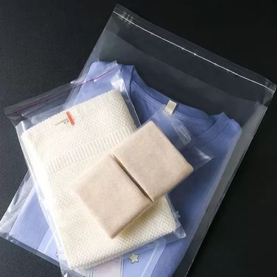Kıyafetler için dayanıklı plastik poli çanta kendi kendine yapışkan mühürlü çanta LDPE malzeme yapısı