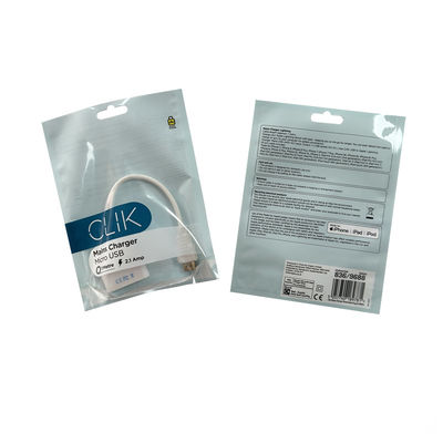 Özel kalınlık OEM su geçirmez cep telefonu kılıfı için plastik ziplock asılı çanta
