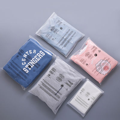 CPE / PE / PPE Baskılı Poly Bag Nem Dayanıklı Mylar Dondurulmuş Zip Lock Bags For Clothing