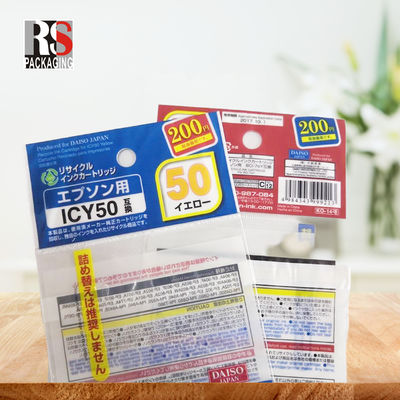Biyolojik olarak ayrıştırılabilir OPP BOPP Poly Bag Şeffaf Sellofan Başlık Çantaları Ambalaj