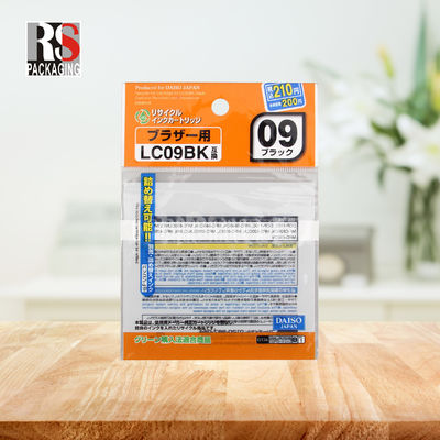 Gıda Atıştırmalıkları Paketleme Kalkın Cüzdan Tek kullanımlık OPP Poly Plastik Başlık Çantaları