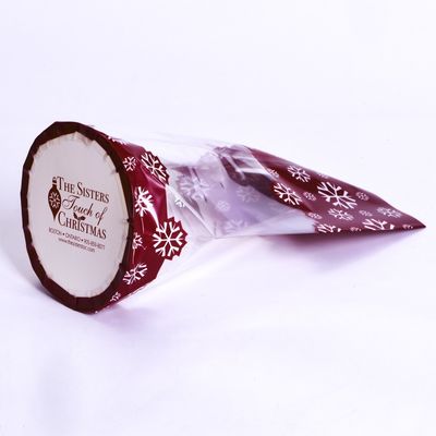 Özel Logo Ekmek Tatlısı İçin Poli Şeffaf Plastik Paketleme Torbası