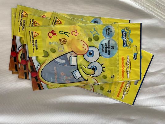 Kendi kendine yapıştırıcı mühür Bopp Poly Bag Mücevher küpeleri için Paketleme Özel basılı