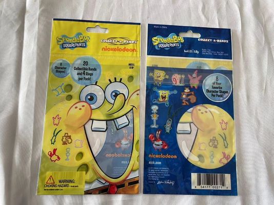 Yeniden kilitlenebilir özel basılı ambalaj çantaları yazıcı malzemeleri başlıklı küçük hediye paket çantaları