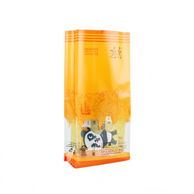 Mikro Perforated Wicket Ekmek Torbası Özel Logo Baskılı Kare Alt Torba Fırın Paketleme için