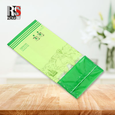 Mikro Perforated Wicket Ekmek Torbası Özel Logo Baskılı Kare Alt Torba Fırın Paketleme için
