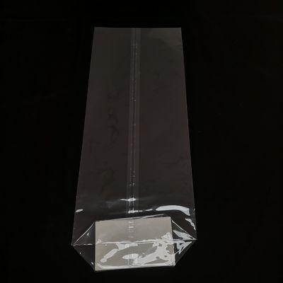 Poly Opp Cross Block Square Bottom Plastik Torbalar Yeniden Kapanabilir Gıda Paketleme Torbaları