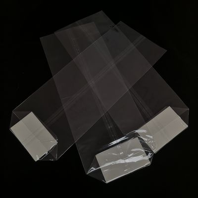 Poly Opp Cross Block Square Bottom Plastik Torbalar Yeniden Kapanabilir Gıda Paketleme Torbaları