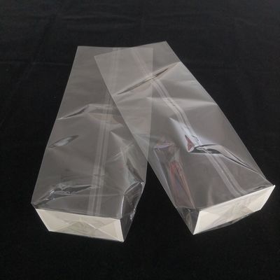 Poly Opp Cross Block Square Bottom Plastik Torbalar Yeniden Kapanabilir Gıda Paketleme Torbaları