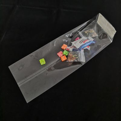 Poly Opp Cross Block Square Bottom Plastik Torbalar Yeniden Kapanabilir Gıda Paketleme Torbaları