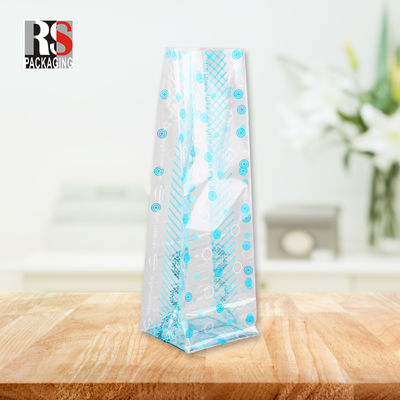 Özel Flat Bottom Bag Opp Plastik Side Gusset Kahve Torbası Şekerleme Yiyecek Atıştırmalığı