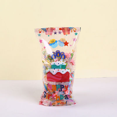 Plastik Bopp Poly Bag Doğum Günü Parti Ganimet Çantası Şekerlik Gummy Jelly Paketleme için