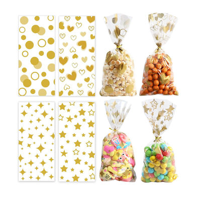 Plastik Bopp Poly Bag Doğum Günü Parti Ganimet Çantası Şekerlik Gummy Jelly Paketleme için
