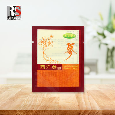 Çay ambalajı için yeniden kilitlenebilir 3 katmanlı Mylar Laminated Poly Bag gravure baskı