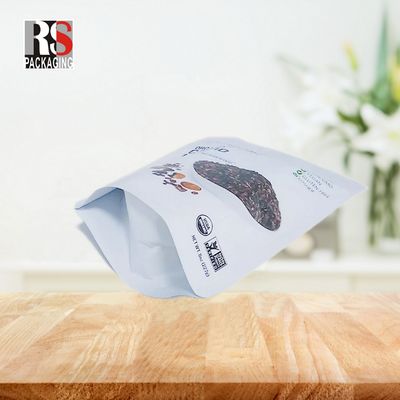 Özel Çikolatalı Mylar Paket Çantaları Katlanabilir Yeniden Kapanabilir Kalk Zip Kilitli Cüzdan