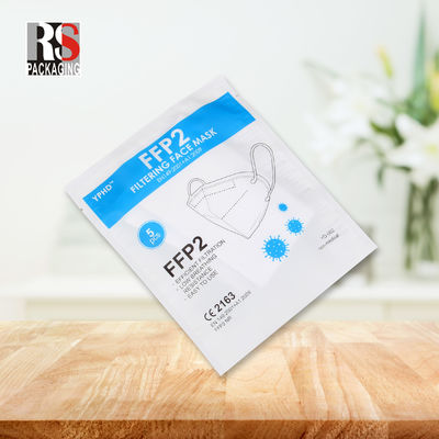 RS31-1 3 katmanlı katmanlı poli çanta plastik fermuar kilitli ambalaj çantası yüz maskesi