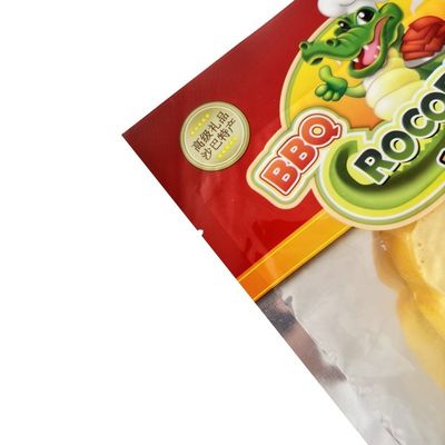 Kokusuz Pencereli Sığır Eti Çürük Ambalaj Torbaları Fındık çekirdekleri için PET / VMPET / PE malzemesi