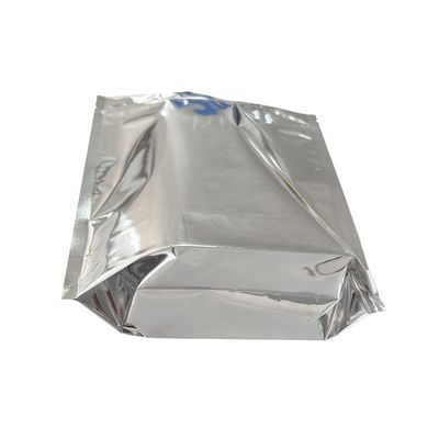 Sıcaklık Kapalı Gümüş Alüminyum Folyo Zip Kilitli Çanta Çantası Gıda Derecesi Depolama için