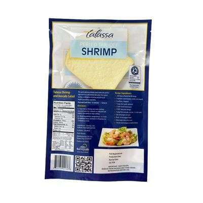 Tekrar kullanılabilir Mylar Zip Lock Dondurulmuş Çantalar Düz Dondurucu Çanta Özel Logo Baskı