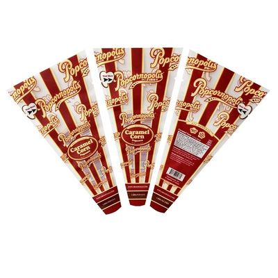 Sıcaklık Döşemi Plastik Laminasyonlu Poly Bag Üçgen Şekil Şekil Şeker için Özel Baskı