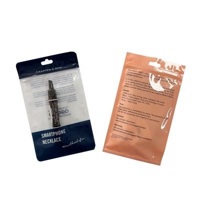 Parlak açık plastik ziplock poşet çantası cep telefonu kağıdı ve USB kabloları için ambalaj