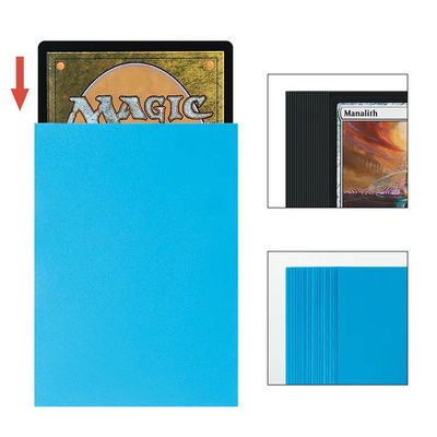 Özel Siyah Döşeli Premium İnanılmaz Güç Anti Glare Mtg Mat Trading Card Sleeves