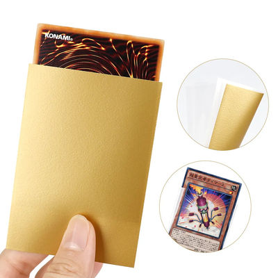 Altın Sırt Mat Teksturlu Sürekli Kesme Premium 62x89 Kart Kolları Yugioh