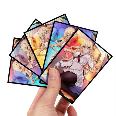 Özel 67*92mm Anime Baskı Koruyucuları Seksi Kart Yumrukları