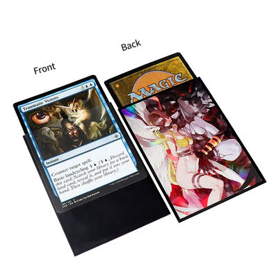 Özel Holografik Sanat Anime Oyunu MTG Boyut Ticaret Kartı Sahibi