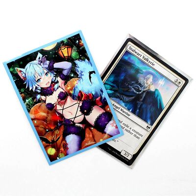 Tasarım ve Baskı Oyun ve Anime Sanat Kart Kolları, Yugioh, MTG Oyun Kartı Kolları Mat ve Lazer Efektleriyle
