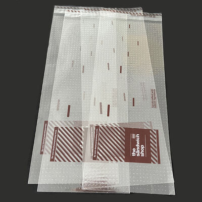 Özel Mikro Delikli OPP Isıyla Yapıştırılan Gravür Baskı Taze Yeşil Sebze Sandviç Ambalaj Poşeti