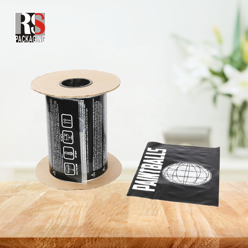 LDPE Plastik Perforated Fanfolded Ön Açık Çantalar Otomatik Çanta Bir Rulo Renkli Baskı