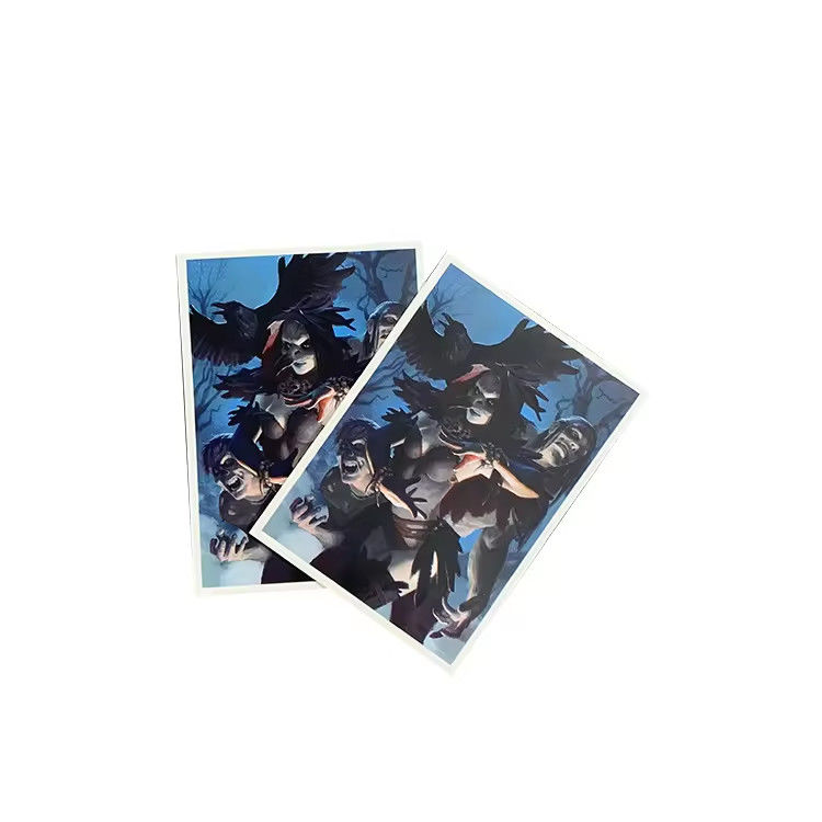 Oyun Kartı Kolları Özel Ticaret Baskı Logo Açık Plastik Yugioh Mat Kalın Oyun Kartı Depolama
