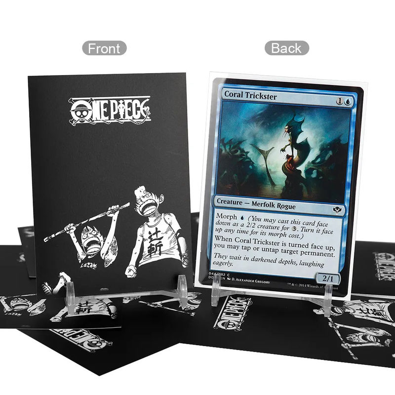 MTG Standart Boyutlu Oyun Kartı için Özel Mat Geri Sanat Kart Kolları Moda PP