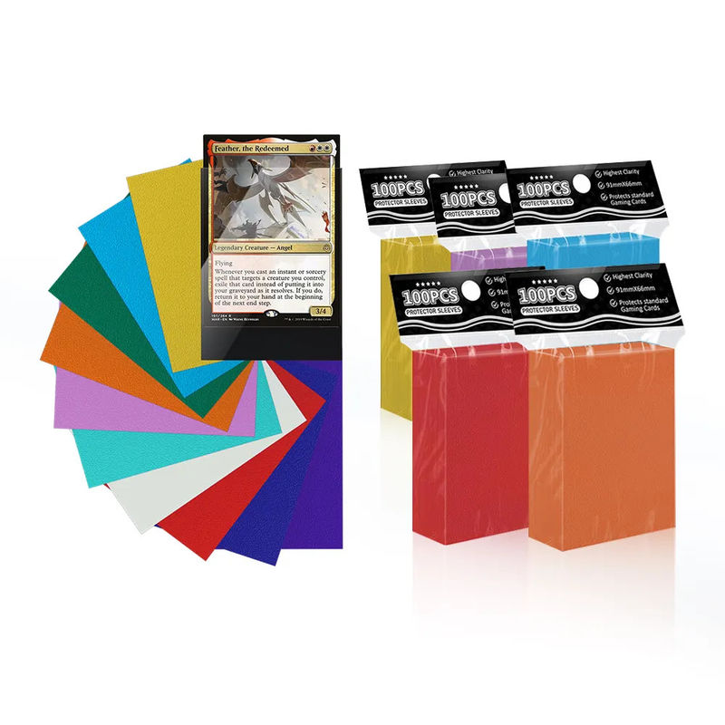 Ticaret Kartları Mat Deck Koruyucu Kart Koruyucular Kollar Formu TG Beyzbol / Spor / Y UG IO Ve Kart