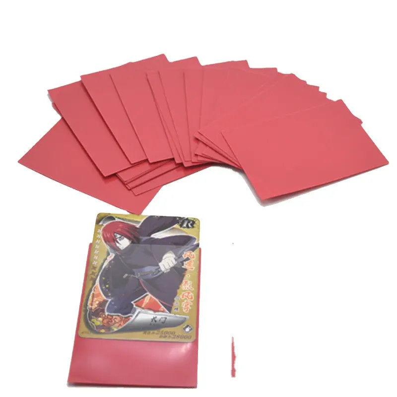 Özel Logo ODM Açık Yumuşak Plastik Ticaret Oyun Kart Koruyucu Kolları Anime Yugioh Mtg Tcg için