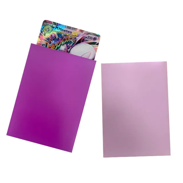 Kart Kolları Mat Özel Baskı Plastik Ticaret Oyunu Spor Yugioh Hologram Kart Sahibi Ambalaj