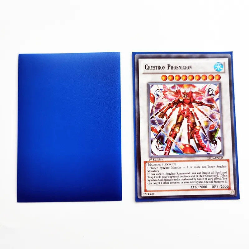 66x91 mm Premium PP Yu-Gi-Oh Ticaret Çok renkli Kart Koltukları Açık Mat Oyun Yugioh Kartları Plastik Koltuklar