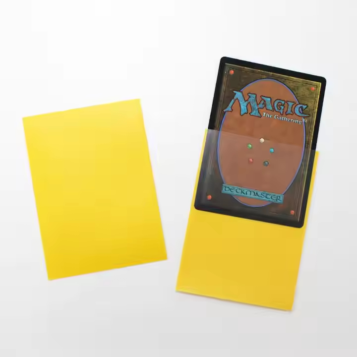 Özelleştirilmiş Şeffaf Plastik PVC Oyun Kartı Koruyucu Kılıf Dayanıklı Koruma ile Dayanıklı OPP Torba