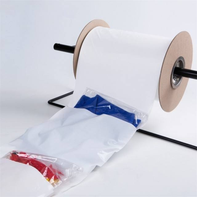 Paketleme için rulo üzerindeki özel açık LDPE otomatik doldurma poli çantaları